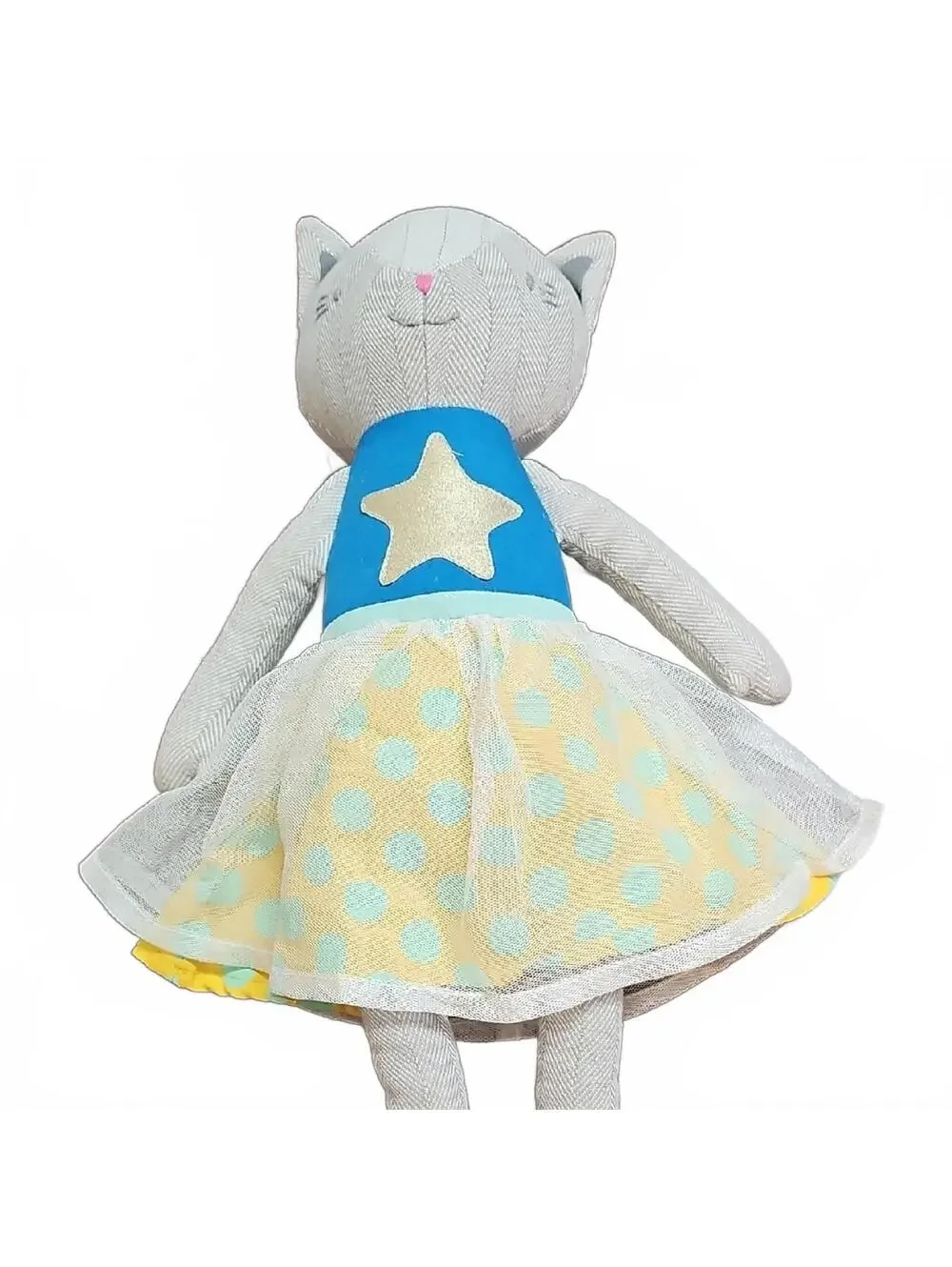 Pillowfort Dancing Ballerina Kitty Cat Tutu Dancing Stuffed Animal Plush 19